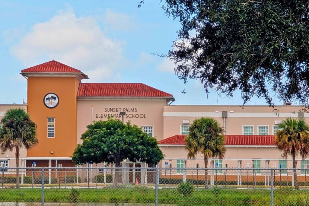 Sunset Palms Elementary School in West Boynton Beach, Florida